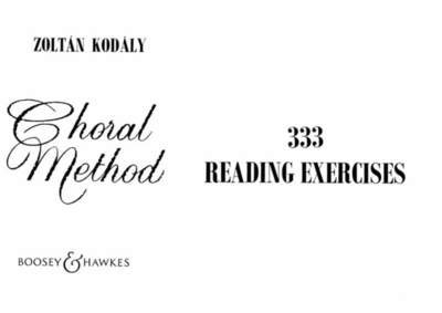 KODALY - 333 READING EXERCISES