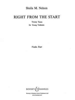 NELSON - RIGHT FROM THE START VIOLIN PART