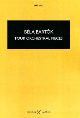 BARTOK - 4 ORCHESTRAL PIECES STUDY SCORE