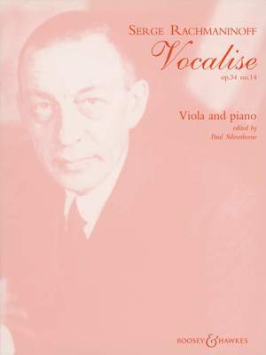 RACHMANINOFF - VOCALISE OP 34 NO 14 VIOLA/PIANO