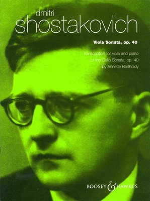SHOSTAKOVICH - SONATA OP 40 TRANSCRIBED FOR VIOLA/PIANO