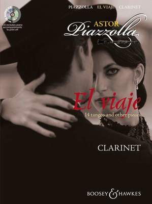 EL VIAJE 14 PIAZZOLLA TANGOS CLARINET/ PNO BK/CD