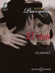 EL VIAJE 14 PIAZZOLLA TANGOS CLARINET/ PNO BK/CD