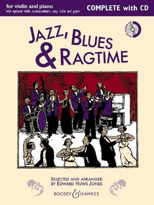 JAZZ BLUES & RAGTIME VIOLIN/PIANO BK/CD (O/P SUB)