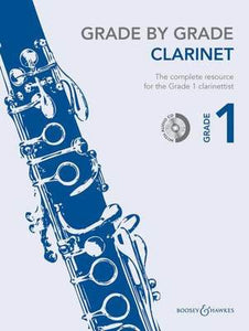 GRADE BY GRADE CLARINET GR 1 BK/CD