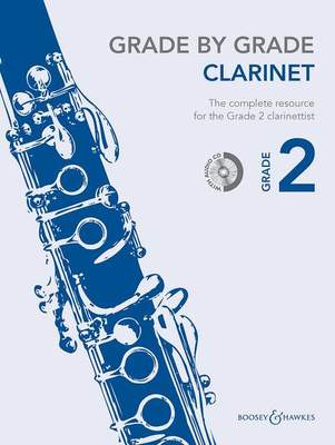 GRADE BY GRADE CLARINET GR 2 BK/CD