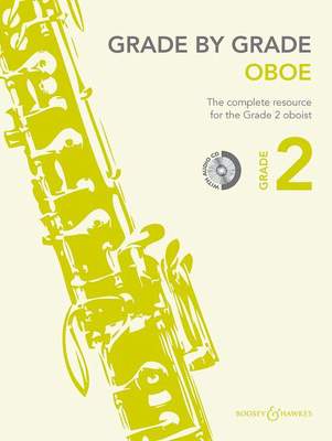 GRADE BY GRADE OBOE GR 2 BK/CD