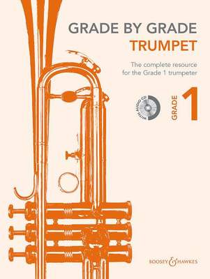 GRADE BY GRADE TRUMPET GR 1 BK/CD