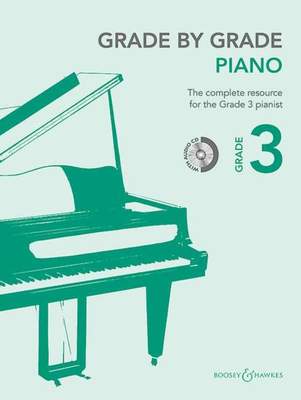 GRADE BY GRADE PIANO GRADE 3 BK/CD