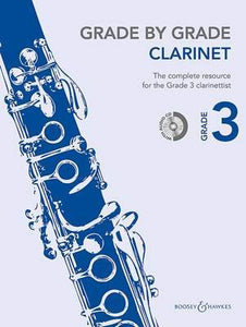 GRADE BY GRADE CLARINET GR 3 BK/CD