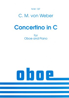 WEBER - CONCERTINO IN C FOR OBOE/PIANO
