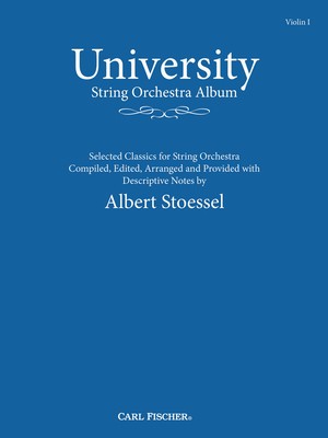 UNIVERSITY STRING ORCH ALBUM VIOLIN 1 PART