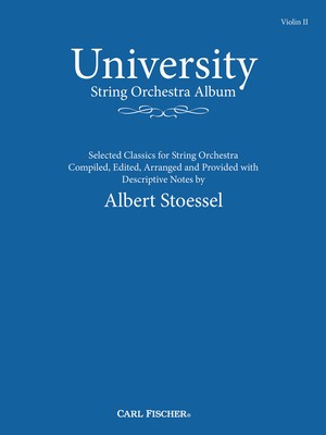 UNIVERSITY STRING ORCH ALBUM VIOLIN 2 PART