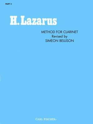 LAZARUS - METHOD FOR CLARINET BK 2