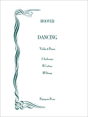 HOOVER - DANCING FOR VIOLIN/PIANO
