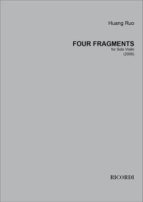 RUO - FOUR FRAGMENTS FOR SOLO VIOLIN