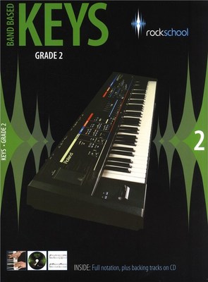 ROCKSCHOOL BAND BASED KEYS GRADE 2 BK/CD