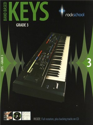 ROCKSCHOOL BAND BASED KEYS GRADE 3 BK/CD (O/P)