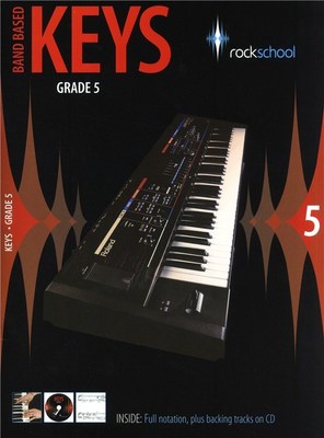 ROCKSCHOOL BAND BASED KEYS GRADE 5 BK/CD