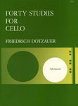 DOTZAUER - 40 STUDIES FOR CELLO