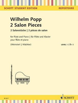 POPP - 2 SALON PIECES FLUTE/PIANO