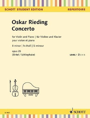 RIEDING - CONCERTO B MINOR OP 35 VIOLIN/PIANO