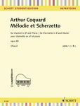 COQUARD - MELODIE ET SCHERZETTO OP 68 CLARINET/PIANO