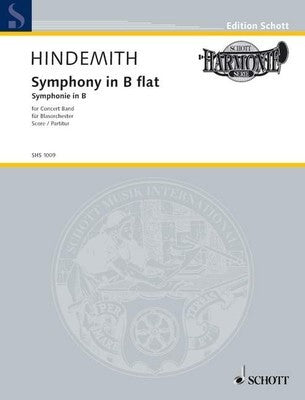 HINDEMITH - SYMPHONY B FLAT CONCERT BAND SCORE