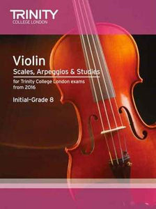VIOLIN SCALES ARPEGGIOS & STUDIES INT-GR 8 FROM 2016