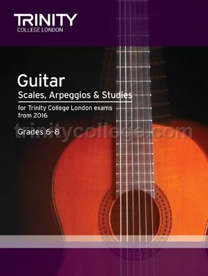 TRINITY GUITAR SCALES ARPEGGIOS STUDIES GR 6-8