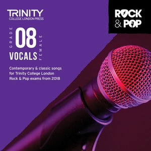 TRINITY ROCK & POP FEMALE VOCALS GR 8 CD 2018