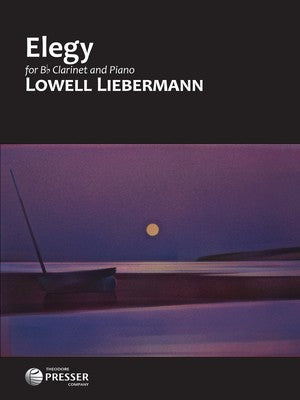 LIEBERMANN - ELEGY CLARINET/PIANO