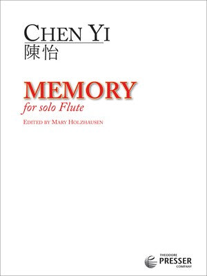 CHEN YI - MEMORY FOR SOLO FLUTE