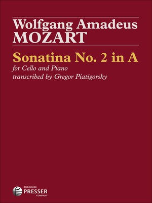 MOZART - SONATINA NO 2 A MAJOR CELLO/PIANO