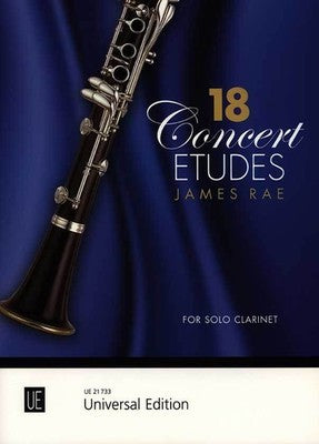 RAE - 18 CONCERT ETUDES FOR SOLO CLARINET