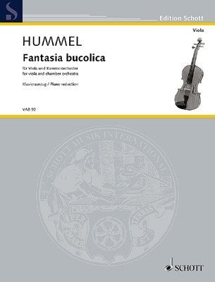 HUMMEL - FANTASIA BUCOLICA OP 13F VIOLA/PIANO