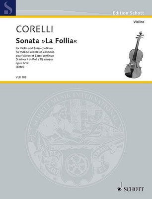 SONATA LA FOLLIA D MINOR OP 5/12 VIOLIN & BASSO