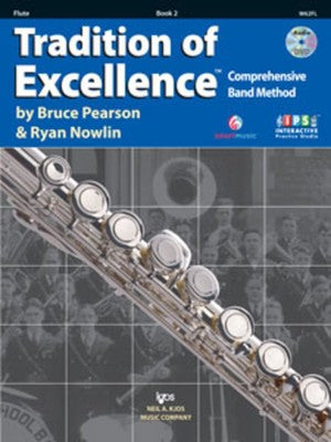 TRADITION OF EXCELLENCE BK 2 FLUTE BK/DVD