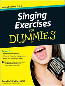 SINGING EXERCISES FOR DUMMIES BK/CD