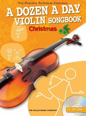 A DOZEN A DAY VIOLIN SONGBOOK CHRISTMAS BK/CD